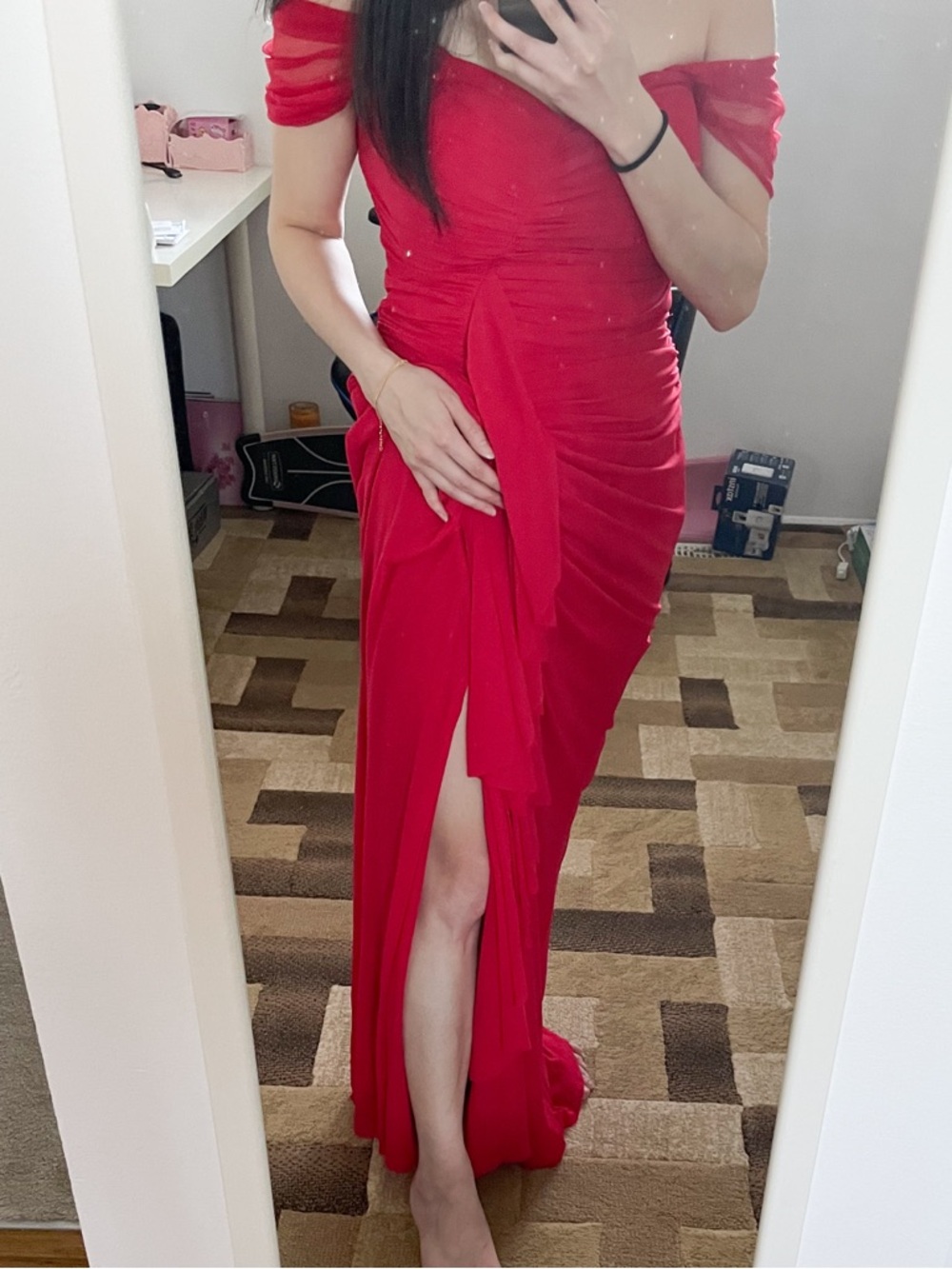 Red Evening Gown - Picture 3 of 3